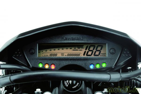 Kawasaki D-Tracker 125 панель проборов
