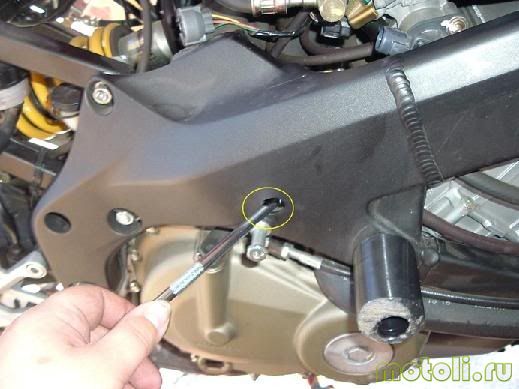 Как заменить натяжитель цепи ГРМ на Honda CBR 600 F4i