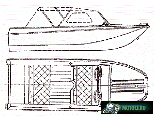 Моторная лодка (мотолодка) Ока 4